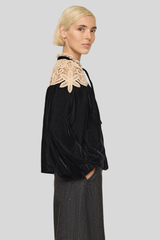 Sea Ny - Shiloh Embroidered Top - BLACK