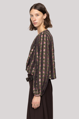 Sea Ny - Sybil Embroidery Long Sleeve Blouse - MULTI
