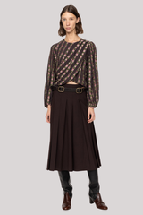 Sea Ny - Sybil Embroidery Long Sleeve Blouse - MULTI