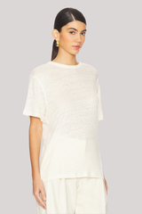 Sold Out. Nyc - The Linen Perfect Tee - CREAM
