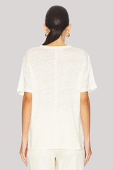 Sold Out. Nyc - The Linen Perfect Tee - CREAM