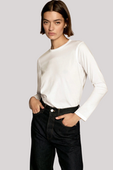 Sold Out. Nyc - The Long Sleeve Perfect Tee  - WHITE