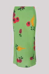 Staud - Angela Silk Skirt  - FARMARLF
