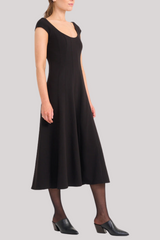 Staud - Charlotte Dress - BLACK