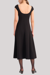Staud - Charlotte Dress - BLACK