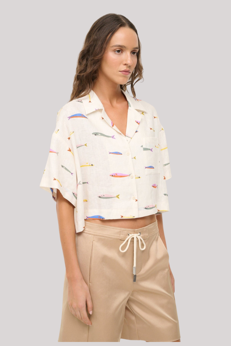 Staud - Daya Linen Top - POSARIVY
