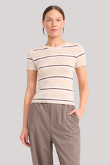 Staud - Easy Cashmere Tee - WHISPRST