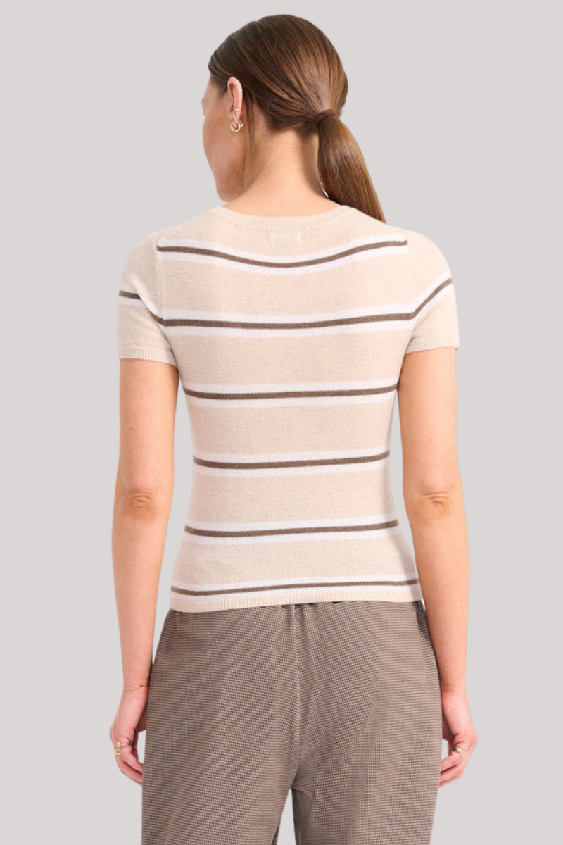 Staud - Easy Cashmere Tee - WHISPRST