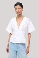 Staud - Elle Top - WHITE