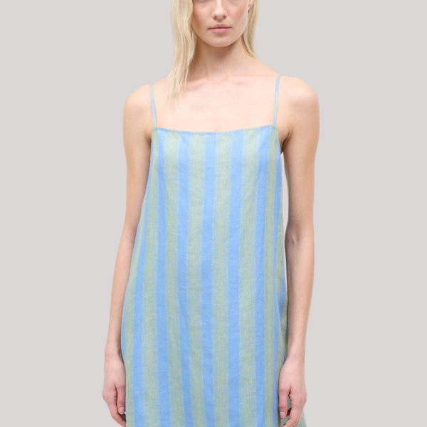 staud laura linen dress pastel clouds Laura Linen Dress Pastel Clouds Essie's Auburn