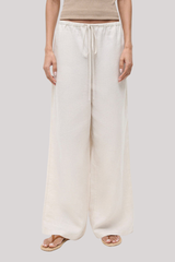 Staud - Mateo Linen Pant - NATURAL