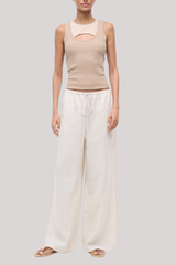 Staud - Mateo Linen Pant - NATURAL