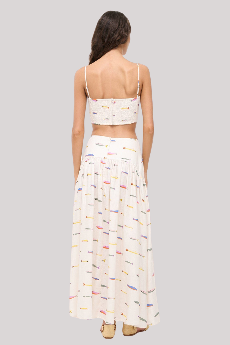 Staud -  Procida Linen Skirt - POSARIVY