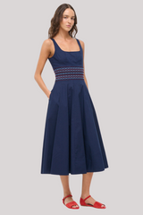 Staud - Rig Dress - NAVY