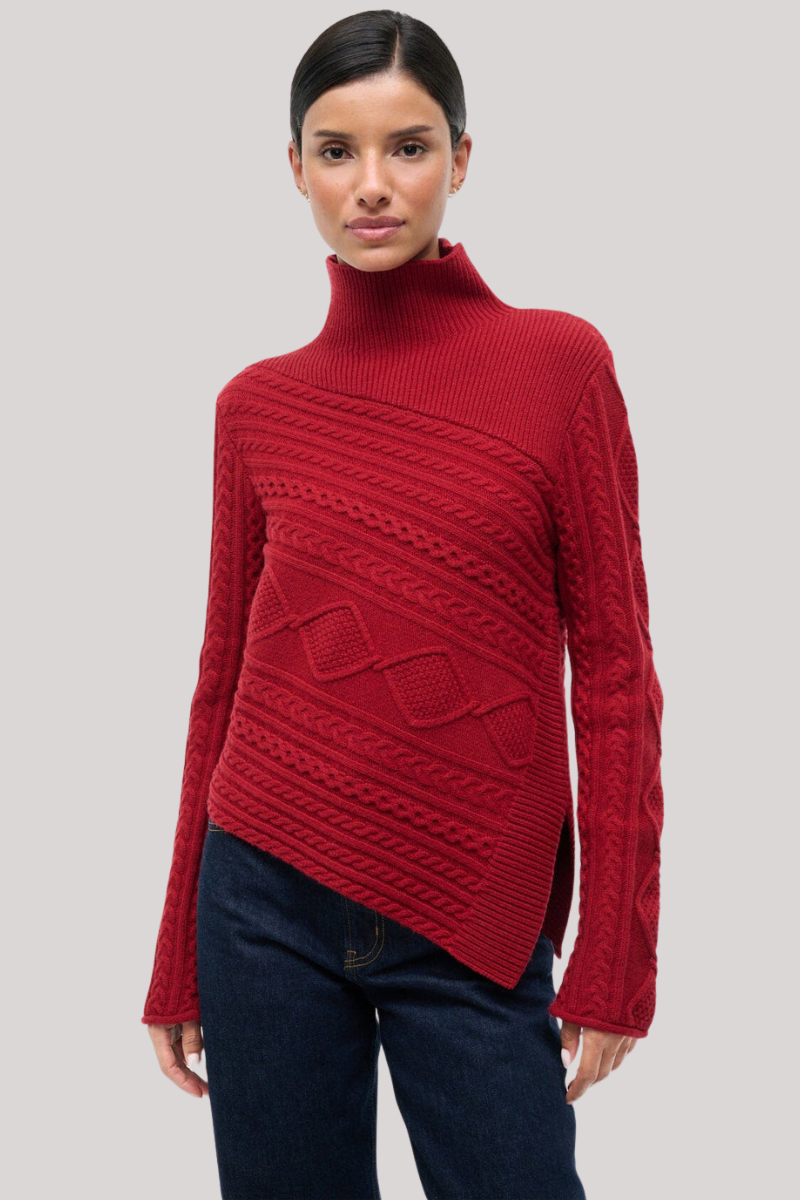 Staud - Sidney Sweater - ROUGE