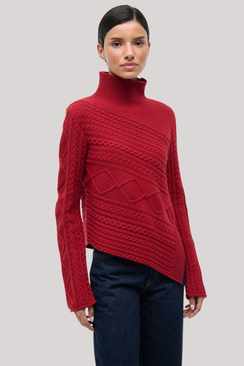 Staud - Sidney Sweater - ROUGE