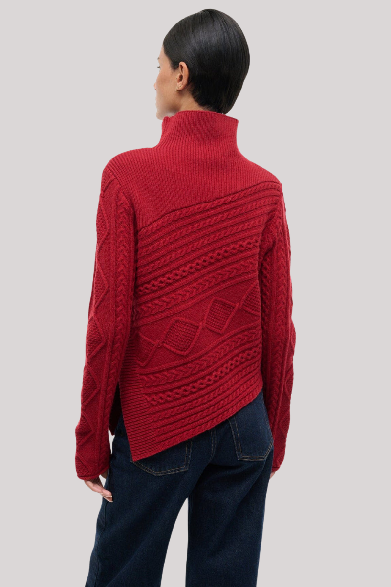 Staud - Sidney Sweater - ROUGE