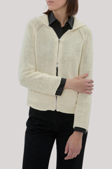 Still Here - Bear Zip Up - STONE