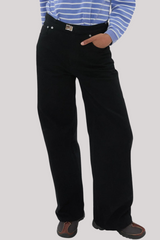 Still Here - Buckle Jean - BLACK