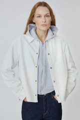 Still Here - Coach Jacket - MILK