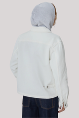 Still Here - Coach Jacket - MILK