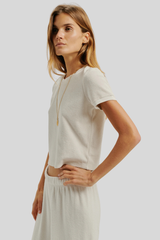 Suzie Kondi - Carpi Tee - IVORY
