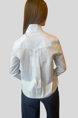 TWP -  Connor Ruffle Shirt - BABYBLUE