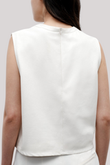 TWP - Crop Muscle Tank - BONE