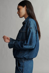 TWP - Denim Bubble Jacket - DARKWASH