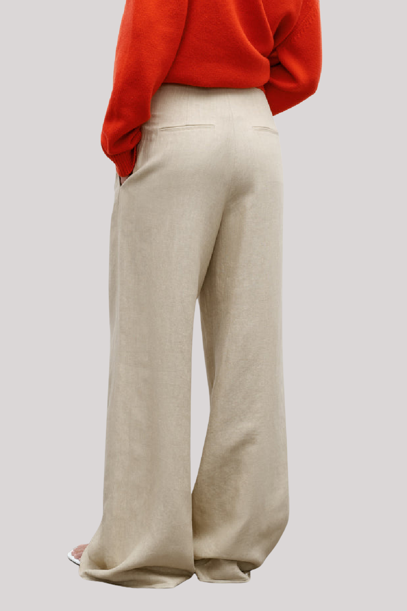 TWP - Mini Pleat Trouser - SAFARI