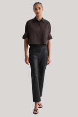 TWP - Next Ex Shirt with Crystal Collar - AFTERDRK