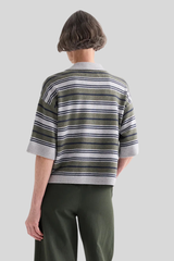 TWP - SS Polo with Stripes - PLMOSFLA