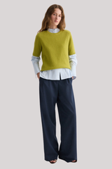 TWP - Seed Stitch Audrey Sweater - AVOCAOIL