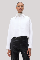 TWP - Soon To Be Ex Shirt With Bib - WHITE