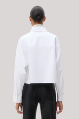 TWP - Soon To Be Ex Shirt With Bib - WHITE