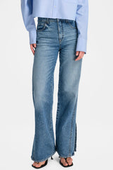 TWP - Tangled Up Straight-Leg Jeans - VINTAGEW