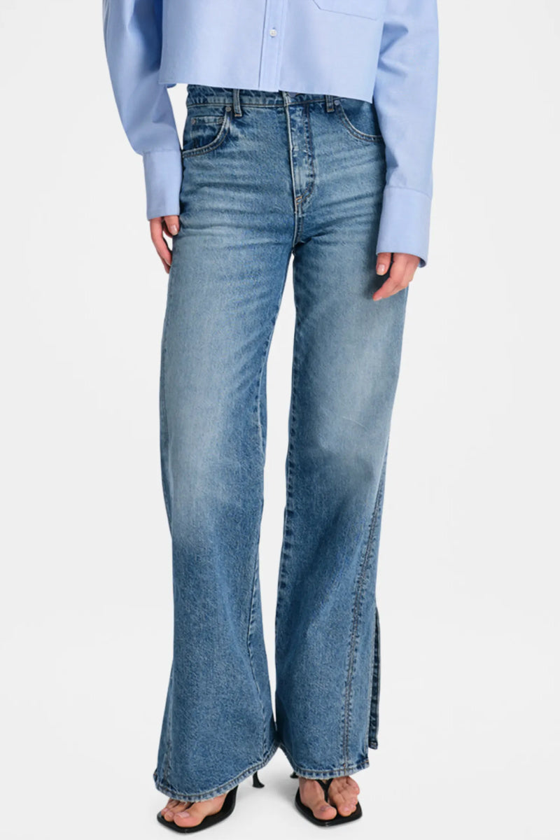 TWP - Tangled Up Straight-Leg Jeans - VINTAGEW