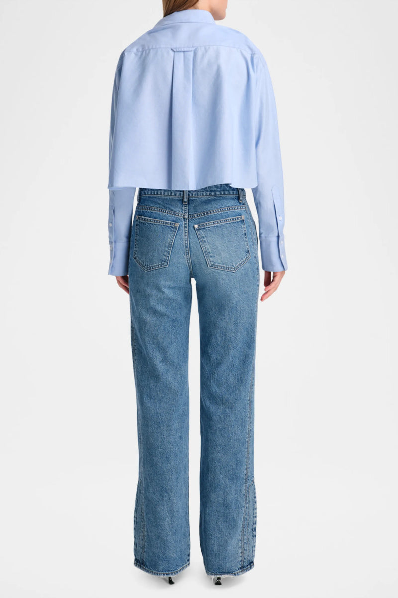 TWP - Tangled Up Straight-Leg Jeans - VINTAGEW