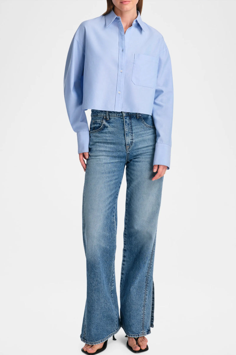 TWP - Tangled Up Straight-Leg Jeans - VINTAGEW