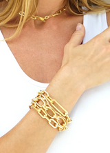 Tat2 - Liscia Chain Bracelet - GOLD