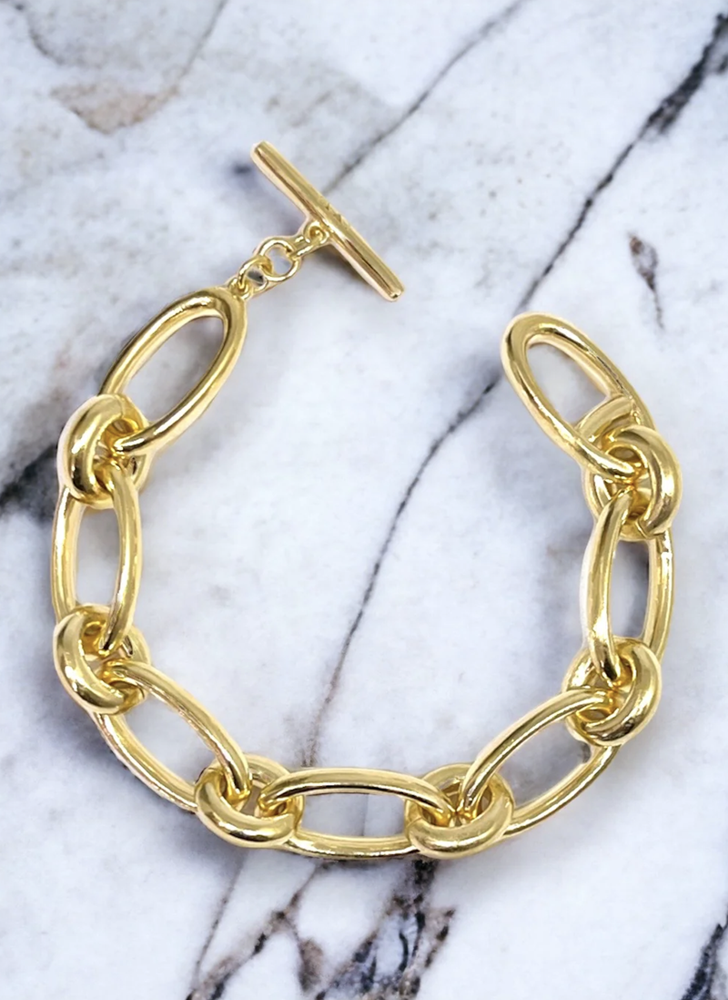 Tat2 - Liscia Chain Bracelet - GOLD