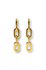 Tat2 - Satin Rico Chain Earring - GOLD