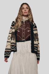 The Great - The Bear Lodge Cardigan - BLACK