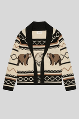 The Great - The Bear Lodge Cardigan - BLACK