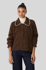 The Great - The Crochet Cardigan - CHOCOBRW