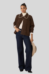 The Great - The Crochet Cardigan - CHOCOBRW