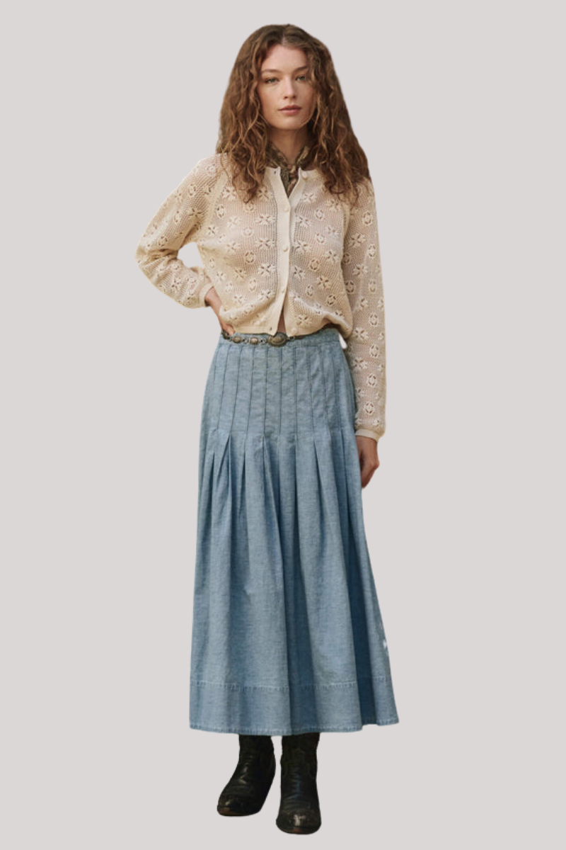 The Great - The Crochet Cardigan - NATURAL