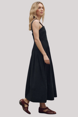 The Great - The Day Break Dress - BLACK