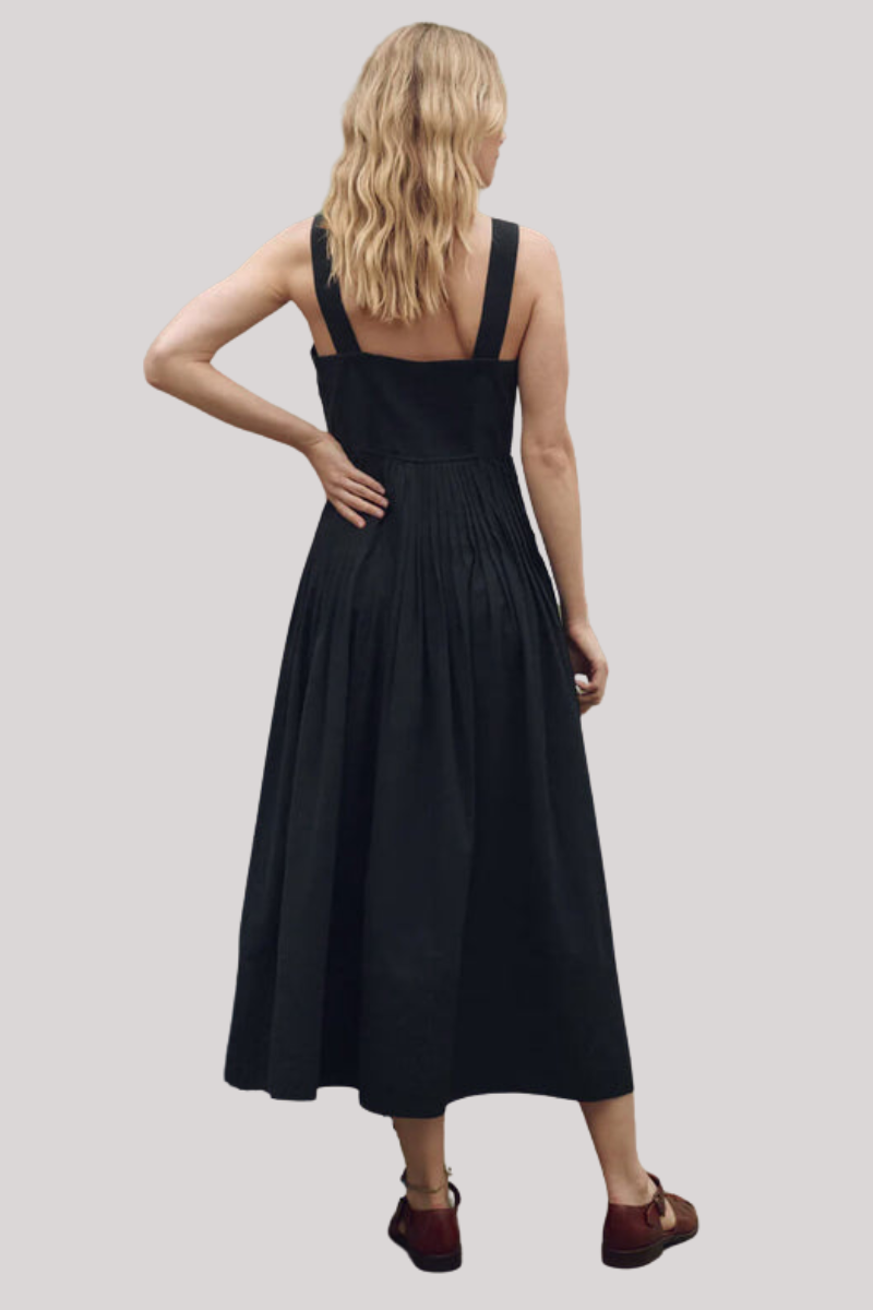 The Great - The Day Break Dress - BLACK