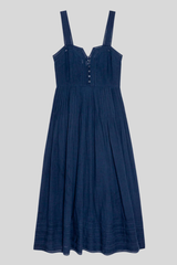 The Great - The Day Break Dress - NAVY